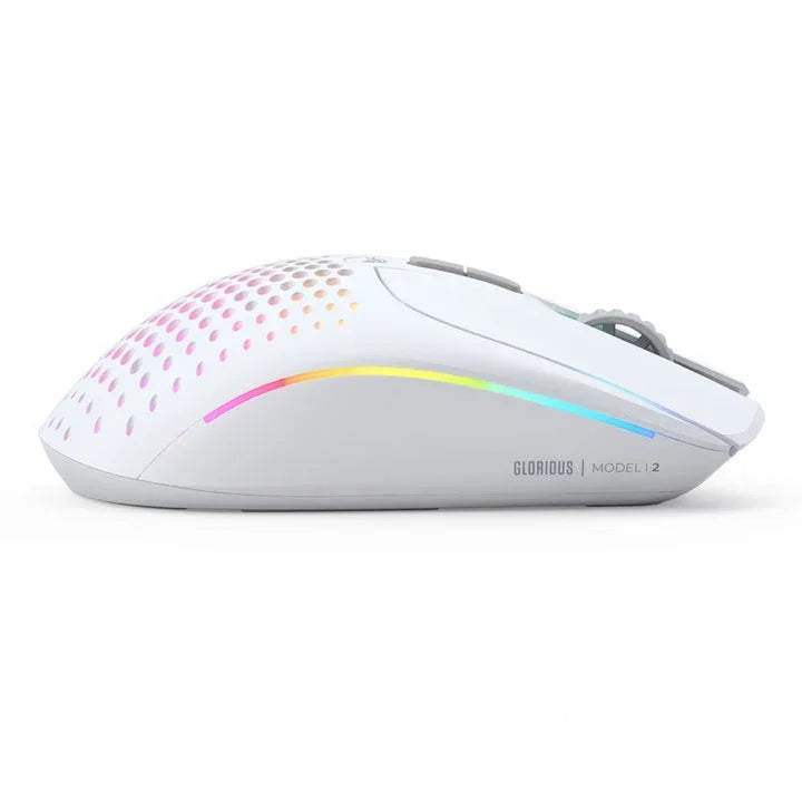 Glorious Model I2 Wireless Gaming Mouse - Matte White - Tashqila Glorious Model I2 Wireless Gaming Mouse - Matte White - Tashqila